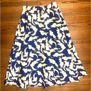 H&M midi/maxi scuba skirt with pockets